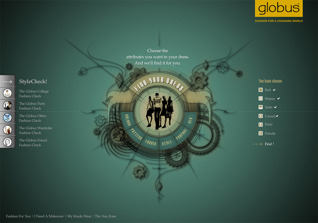 Globus Interactive Website