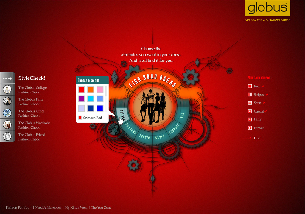 Globus Interactive Website